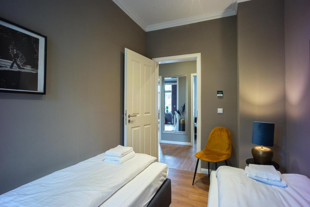 Leipzig-Suites No.12 4 Zimmer Apartment und Balkon Exterior foto