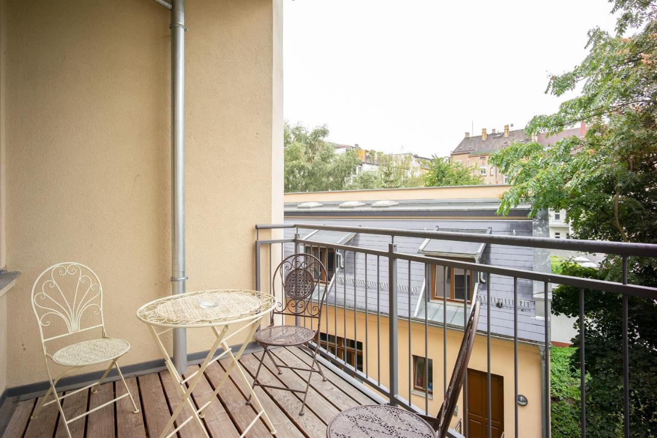 Leipzig-Suites No.12 4 Zimmer Apartment und Balkon Exterior foto